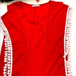 Red coverup